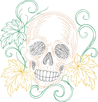 Skull Full Front Runline