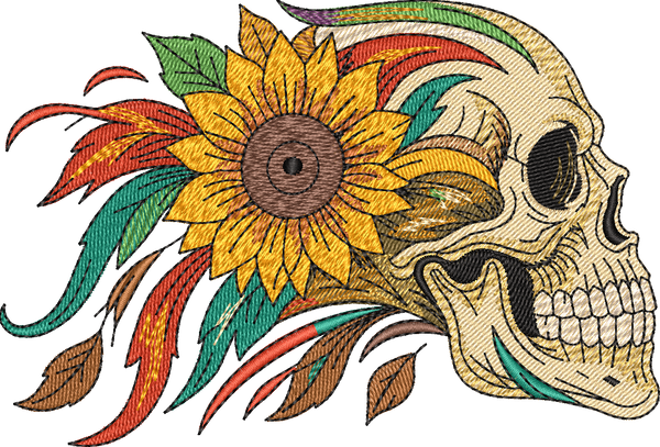 Skull Sunflowers