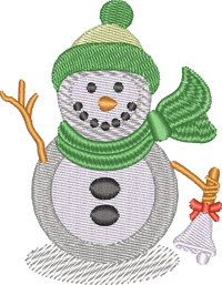 Snowman1 — embroidery design preview