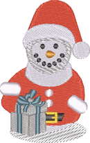 Snowman2 — embroidery design preview