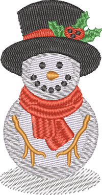 Snowman3 — embroidery design preview