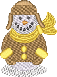Snowman4 — embroidery design preview