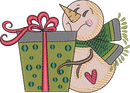 Snowman7 — embroidery design preview