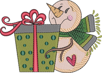 Snowman7 — embroidery design preview