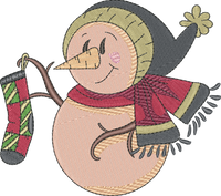 Snowman8 — embroidery design preview