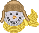 Snowmanhead4 — embroidery design preview