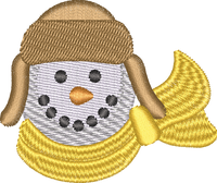Snowmanhead4 — embroidery design preview
