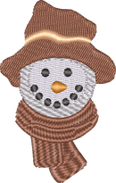 Snowmanhead5 — embroidery design preview