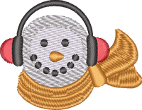 Snowmanhead6 — embroidery design preview