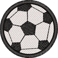 Soccerball — embroidery design preview
