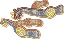 Spurs — embroidery design preview
