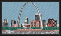 St Louis — embroidery design preview