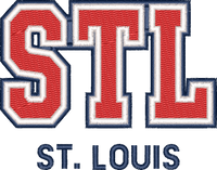 St Louis City Cap embroidery design preview