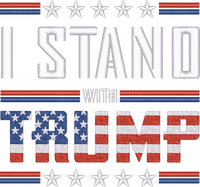 Stand With Trump — embroidery design preview