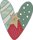 Star Heart1 — embroidery design preview