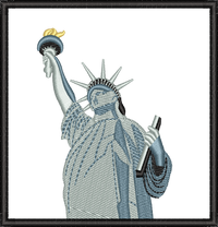 Status Of Liberty — embroidery design preview