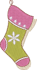 Stocking — embroidery design preview