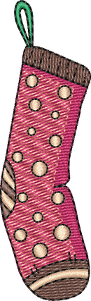 Stocking1 — embroidery design preview