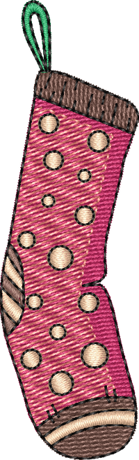 Stocking1 — embroidery design preview