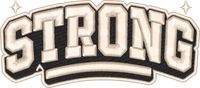 Strong 3D Puff Foam embroidery design preview