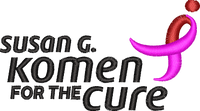 Susan G Komen — embroidery design preview