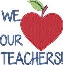 TEACHER — embroidery design preview