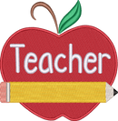 TEACHER LC 1 — embroidery design preview
