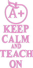 TEACHER LC 15 — embroidery design preview