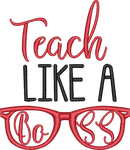 TEACHER LC 16 — embroidery design preview