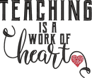 TEACHER LC 17 — embroidery design preview