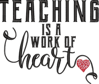 TEACHER LC 17 — embroidery design preview