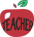TEACHER LC 18 — embroidery design preview