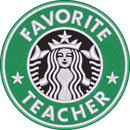 TEACHER LC 3 — embroidery design preview
