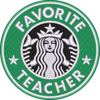 TEACHER LC 3 — embroidery design preview