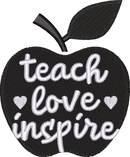 TEACHER LC 6 — embroidery design preview