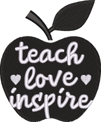 TEACHER LC 6 — embroidery design preview