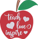 TEACHER LC 7 — embroidery design preview