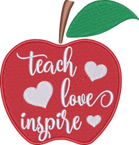 TEACHER LC 7 — embroidery design preview