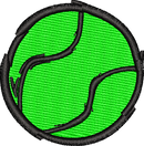 TENBALL — embroidery design preview