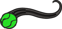 TENBALLTAIL — embroidery design preview