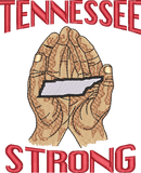 TENNESSEE STRONG — embroidery design preview