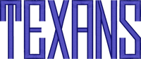 TEXANS — embroidery design preview