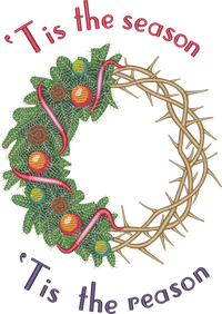 Tis The Season Reason2 embroidery design preview