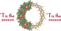Tis The Season Reason embroidery design preview