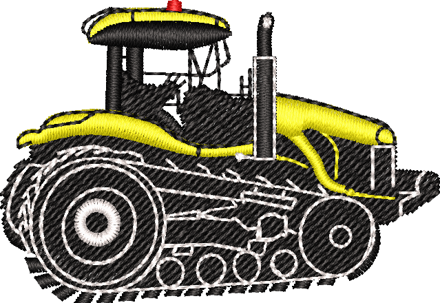 TRACTOR1 — embroidery design preview