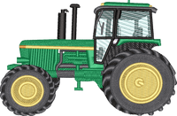 TRACTOR CASE — embroidery design preview