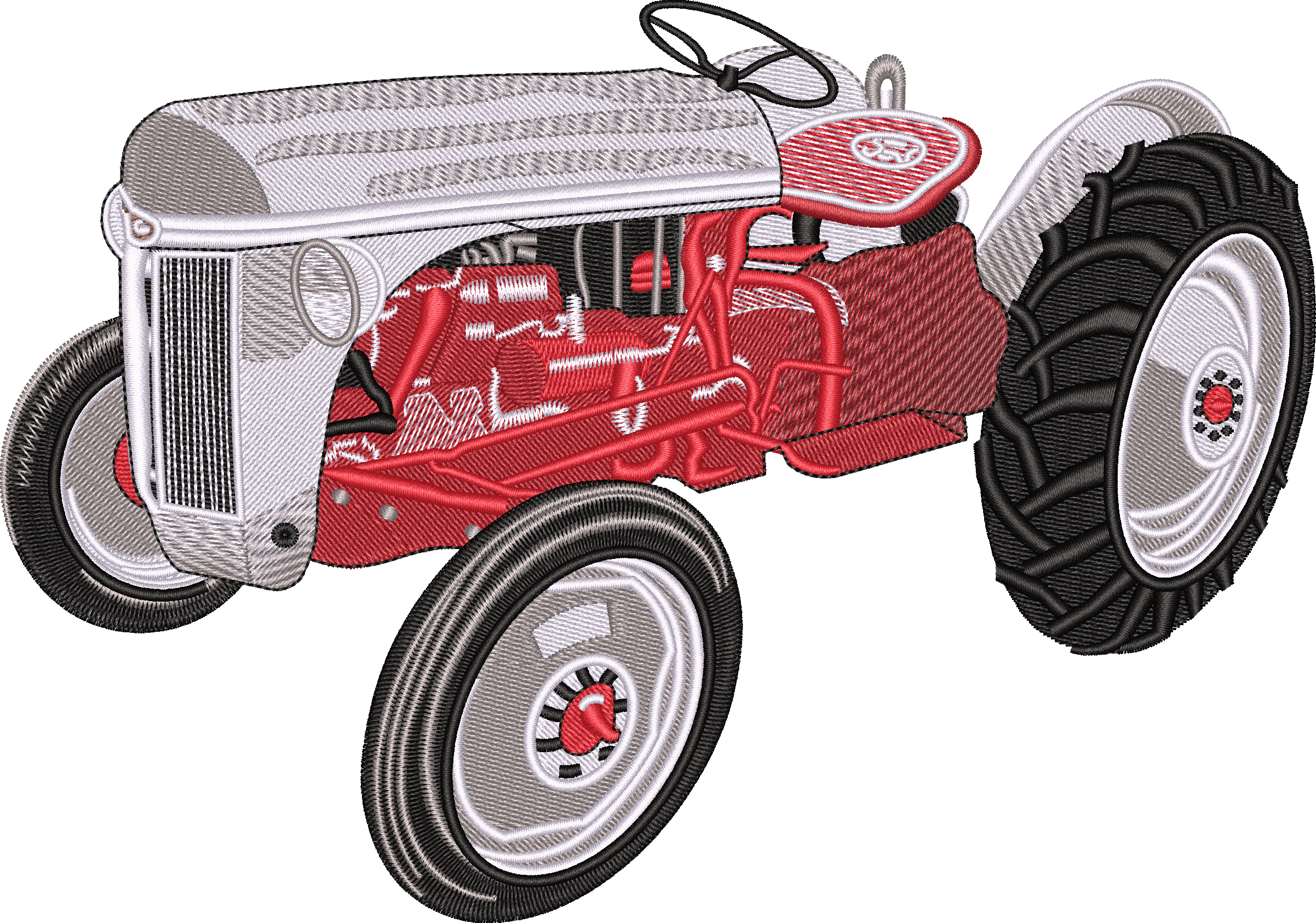 TRACTOR OLD1 — embroidery design preview