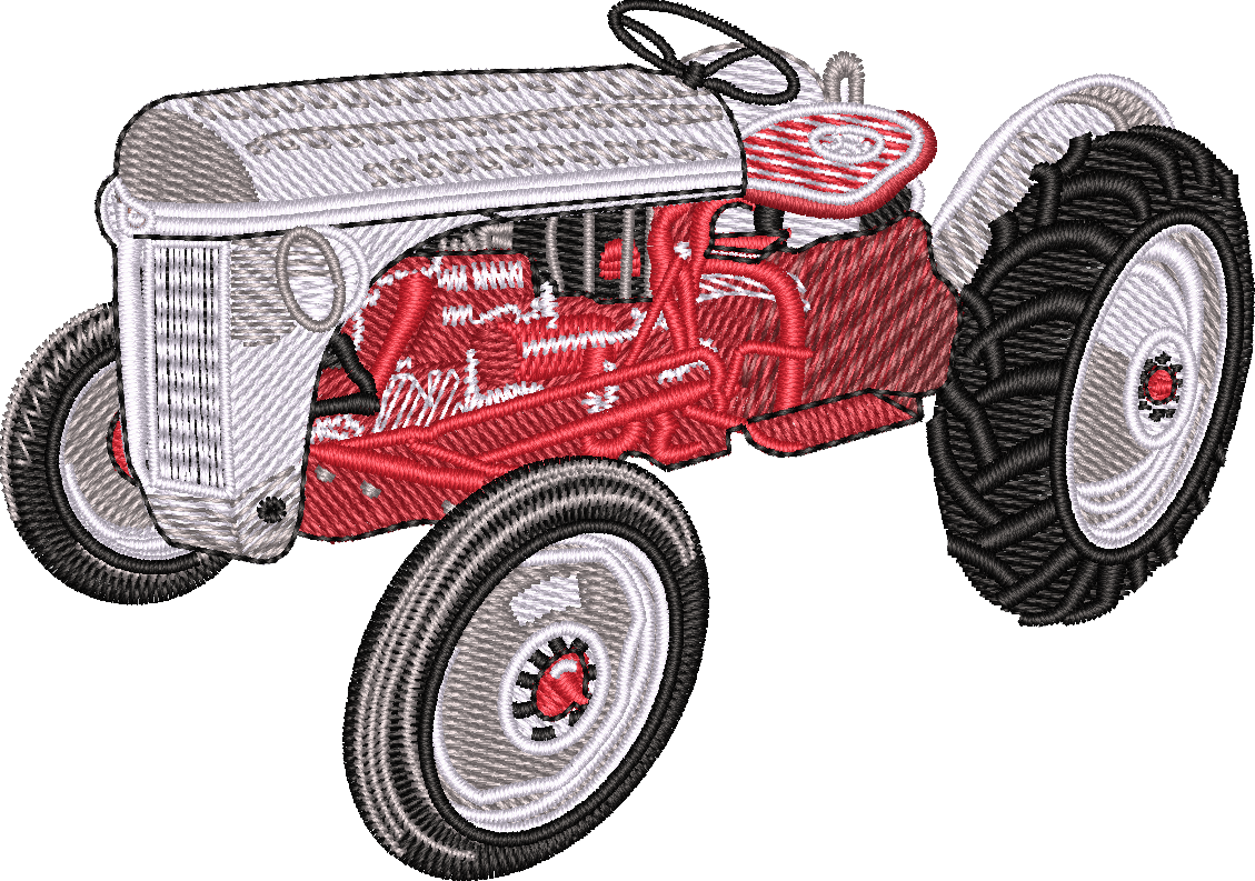 TRACTOR OLD2 — embroidery design preview