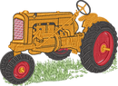 TRACTOR OLD3 — embroidery design preview