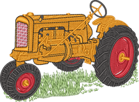 TRACTOR OLD3 — embroidery design preview
